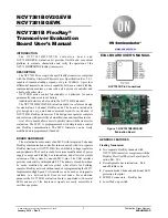 ON Semiconductor NCV7381B FlexRay Series User Manual предпросмотр