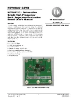 Предварительный просмотр 1 страницы ON Semiconductor NCV890201GEVB User Manual