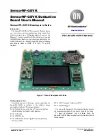 Предварительный просмотр 1 страницы ON Semiconductor SensorRF-GEVK User Manual