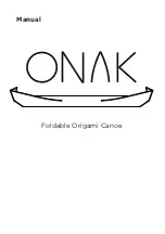 ONAK Foldable Origami Canoe Manual preview