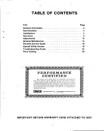 Предварительный просмотр 3 страницы Onan 1 5LK-51M Operator'S Manual And Parts Catalog