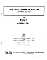 Предварительный просмотр 29 страницы Onan 2.5UF-3S/1A Instruction Manual And Parts Catalog