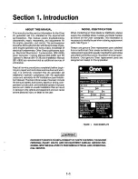 Предварительный просмотр 5 страницы Onan MicroLite 2800 Series Service Manual