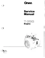 Preview for 3 page of Onan T260G Service Manual