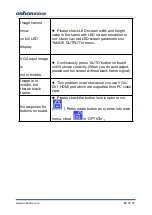 Preview for 29 page of Onbon OVP-H4D User Manual