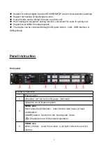 Preview for 6 page of Onbon OVP-H4X User Manual