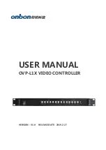 Onbon OVP-L1X User Manual предпросмотр