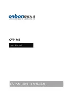 Onbon OVP-M3 User Manual preview