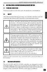 Предварительный просмотр 7 страницы Once AgriShift LCL-0.2-120V Installation And User Manual