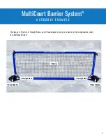 Предварительный просмотр 4 страницы OnCourt OffCourt MultiCourt Barrier System Instructions Manual