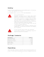 Preview for 5 page of Onda UV-20 User Manual