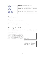 Preview for 10 page of Onda UV-20 User Manual