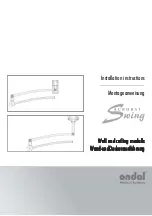 Ondal Acrobat Swing Ceiling-unit Installation Instructions Manual предпросмотр