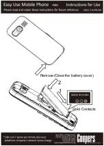 Preview for 8 page of Ondial F881 Instructions For Use Manual