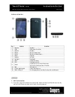 Preview for 2 page of Ondial Touch Phone 10703 Instructions For Use Manual