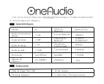 Предварительный просмотр 26 страницы One Audio STUDIO Wireless C A2 Manual