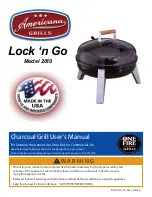 One Fire Grills Lock'n Go 2010 User Manual preview