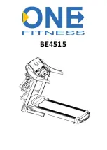 Preview for 1 page of ONE FITNESS BE4515 Manual