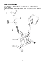 Предварительный просмотр 23 страницы ONE FITNESS M8410 Manual Instruction