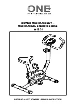 Preview for 1 page of ONE FITNESS W1201 Manual Instruction