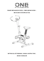 ONE FITNESS W7208 Instruction Manual preview