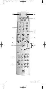 Предварительный просмотр 2 страницы One for All KAMELEON 5 Manual