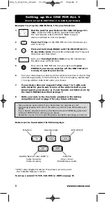 Предварительный просмотр 6 страницы One for All KAMELEON 5 Manual