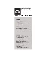 One for All OARC04G User Manual preview