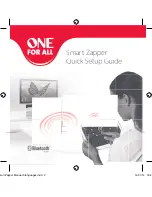 One for All Smart Zapper Quick Setup Manual предпросмотр