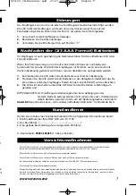 Preview for 8 page of One for All SV-1100 Instruction Manual