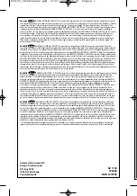 Preview for 42 page of One for All SV-1100 Instruction Manual