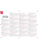 Preview for 1 page of One for All SV1760 Quick Installation Manual