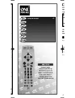 One for All Univeral Remote Instruction Manual preview