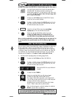 Preview for 6 page of One for All URC-2981 Setup Manual