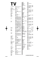 Preview for 45 page of One for All URC-3710 Instruction Manual  & Code  List