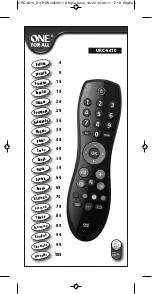 Предварительный просмотр 2 страницы One for All URC-6410 Instruction Manual  & Code  List