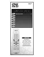 Preview for 1 page of One for All URC-7710 Instruction Manual