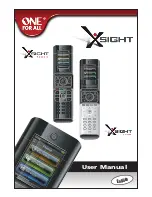 Предварительный просмотр 1 страницы One for All Xsight Colour User Manual