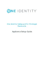 One Identity Privileged Passwords 2000 Setup Manual preview