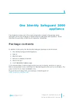 Preview for 4 page of One Identity Safeguard 2000 Appliance Setup Manual