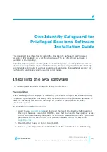 Предварительный просмотр 18 страницы One Identity Safeguard for Privileged Sessions 3000 Installation Manual