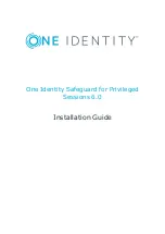 One Identity SPS T1 Installation Manual preview