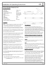 One Lux Omni-LED FLEXI Installation & Operating Instructions preview