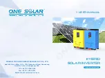 One-Solar HSl-2KVA User Manual предпросмотр