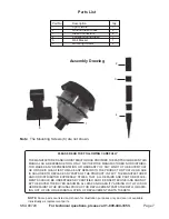 Preview for 7 page of One Stop Gardens 90729 Assembly And Operating Instructions Manual