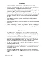 Preview for 4 page of One Stop Gardens 91090 Assembly And Operating Instructions Manual