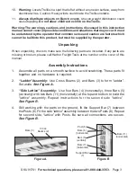 Предварительный просмотр 3 страницы One Stop Gardens 91761 Assembly Instructions Manual