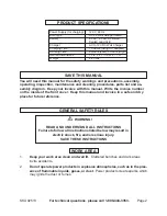 Preview for 2 page of One Stop Gardens 92513 Assembly And Operating Instructions Manual