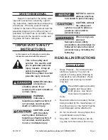 Preview for 2 page of One Stop Gardens 98197 Assembly, Operating, And Maintenance  Instructions