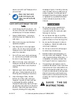 Preview for 3 page of One Stop Gardens 98197 Assembly, Operating, And Maintenance  Instructions